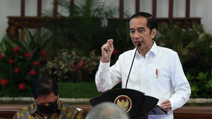 Presiden Jokowi saat ratas percepatan penyerapan anggaran. (Foto: Biro Pers Setpres)