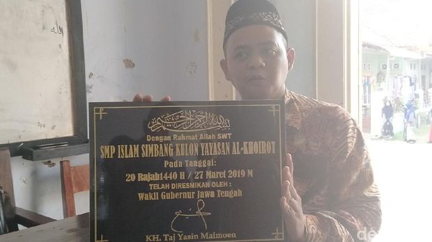 Suasana di SMP Islam Takhassus Tahfizul Quran, Pekalongan, Kamis (9/7/2020).