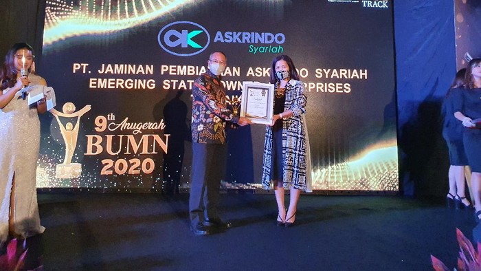 Askrindo Syariah Raih Penghargaan Anugerah BUMN 2020 Askrindo Syariah meriah penghargaan ajang Anugerah BUMN 2020. Askrindo Syariah mendapat penghargaan sebagai