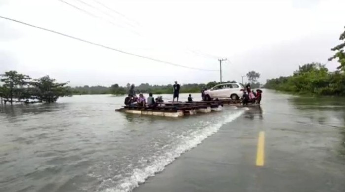 Banjir di Konawe Utara (Foto: Istimewa)
