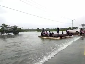 Banjir Rendam Konawe Utara, Akses Jalan Lintas Provinsi Terputus