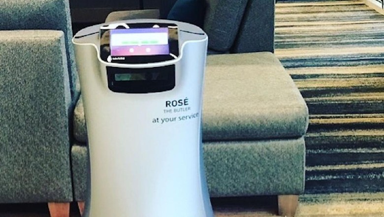 Cegah Corona, Hotel Ini Gunakan Robot untuk Layani Tamu Cegah Corona, Hotel Ini Gunakan Robot untuk Layani Tamu