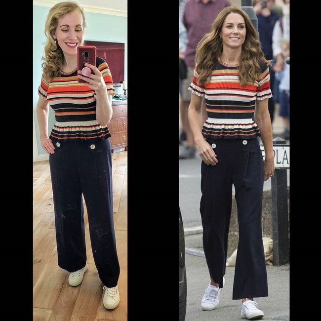 Kenalan dengan wanita yang terobsesi dengan Kate Middleton. Hampir semua gaya Kate Middleton ditiru oleh wanita bernama Danielle Magness-Wellmann.  Foto: dok. Instagram