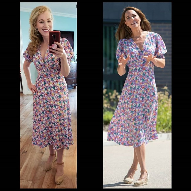 Danielle pun rela menghabiskan gajinya untuk membeli baju seperti yang dipakai Kate Middleton. Seperti dikutip dari Daily Mail, setiap bulannya Danielle membeli 15 baju yang mirip seperti milik idolanya.  Foto: dok. Instagram