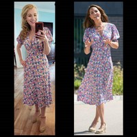 Danielle pun rela menghabiskan gajinya untuk membeli baju seperti yang dipakai Kate Middleton. Seperti dikutip dari Daily Mail, setiap bulannya Danielle membeli 15 baju yang mirip seperti milik idolanya.  Foto: dok. Instagram