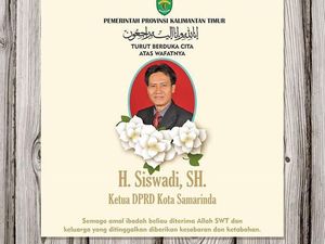 Kabar Duka, Ketua DPRD Samarinda Siswadi Meninggal Dunia