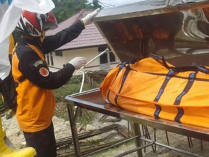 Jenazah Berkaus Paskibra di Sukabumi Nelayan Asal Pangandaran