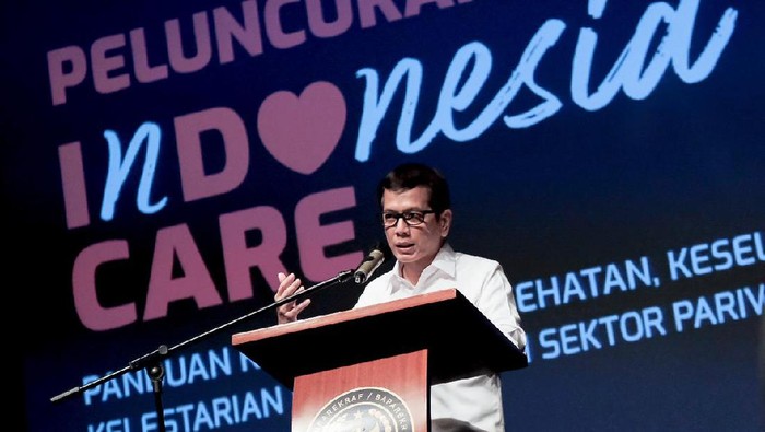 Menparekraf Wishnutama Kusubandio saat meluncurkan Indonesia Care di Senayan, Jumat (10/7/2020).
