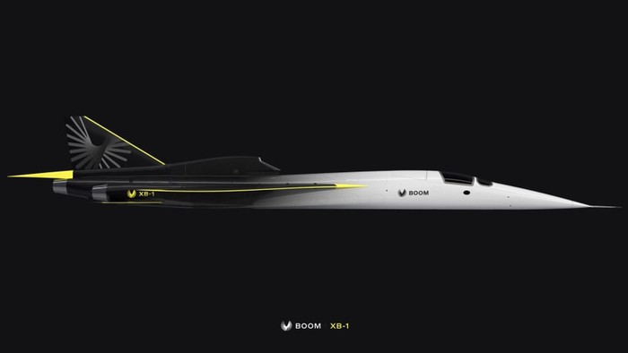 Pesawat supersonik XB-1dari Boom Supersonic
