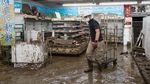 Potret Supermarket yang Hancur Diterjang Banjir Jepang