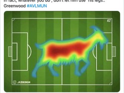 Satu lagi pujian buat Mason Greenwood, merujuk pada istilah GOAT - Greatest of all time. (Foto: screenshot Internet/Twitter)