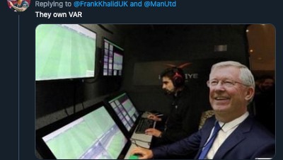 MU Menang, Twitter Gaduh... Ada Meme Sindir Sir Alex dan VAR