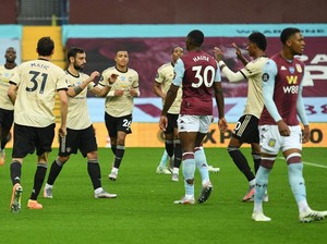 Turun Minum, Man United Ungguli Aston Villa 2-0