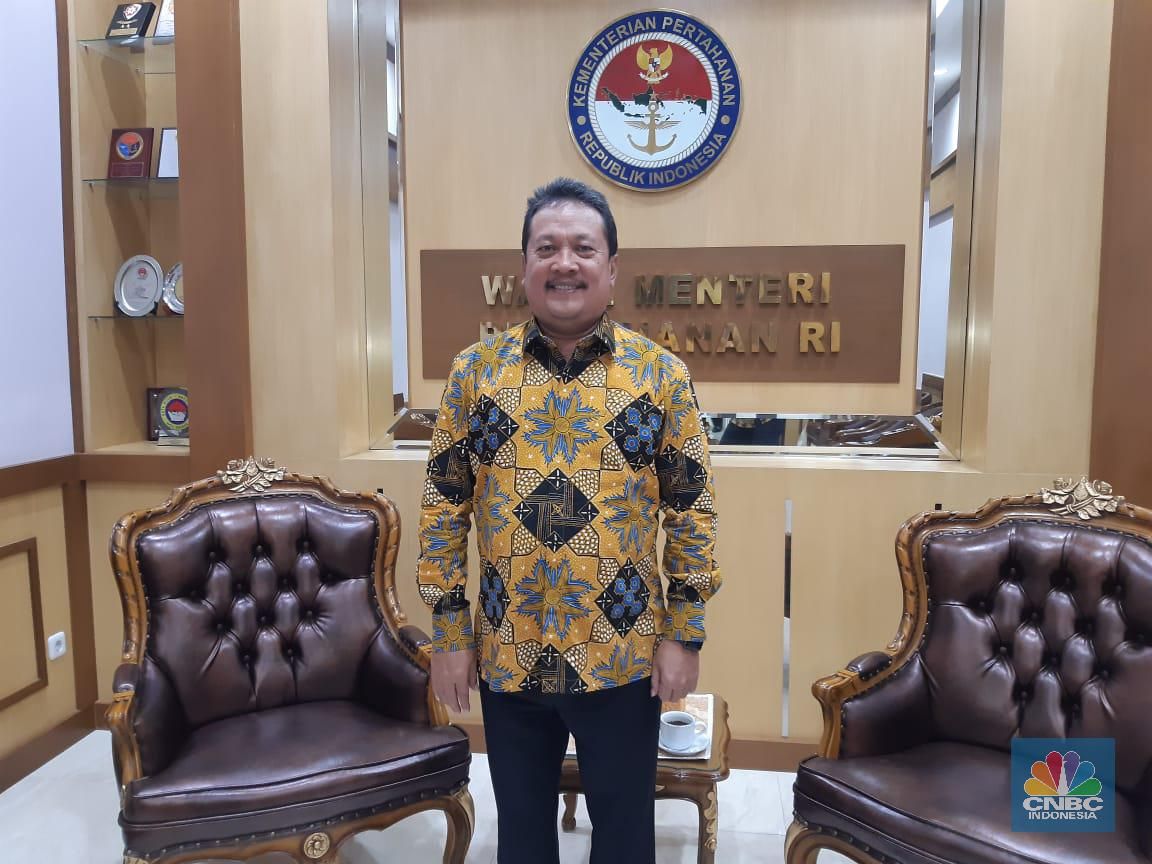 Wakil Menteri Pertahanan RI Sakti Wahyu Trenggono (CNBC Indonesia/Muhammad Iqbal)