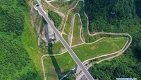 Kota Liupanshui sendiri akan sepenuhnya terhubung dengan jaringan kereta api kecepatan tinggi nasional. Foto: Dok. Xinhua/Liu Xu