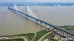 Jembatan Kabel Terpanjang di Dunia 11 Km Dibuka di China