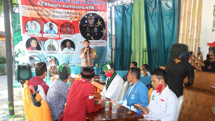 Kapolda NTB Irjen Mohammad Iqbal bertemu dengan OKP se-NTB