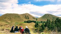 Pemandangannya seperti setting film di Eropa atau Selandia Baru, padahal lagi di Bondowoso. Traveler pun bisa berfoto Instagramable di sini. (Chuk Shatu Widarsha/detikcom)