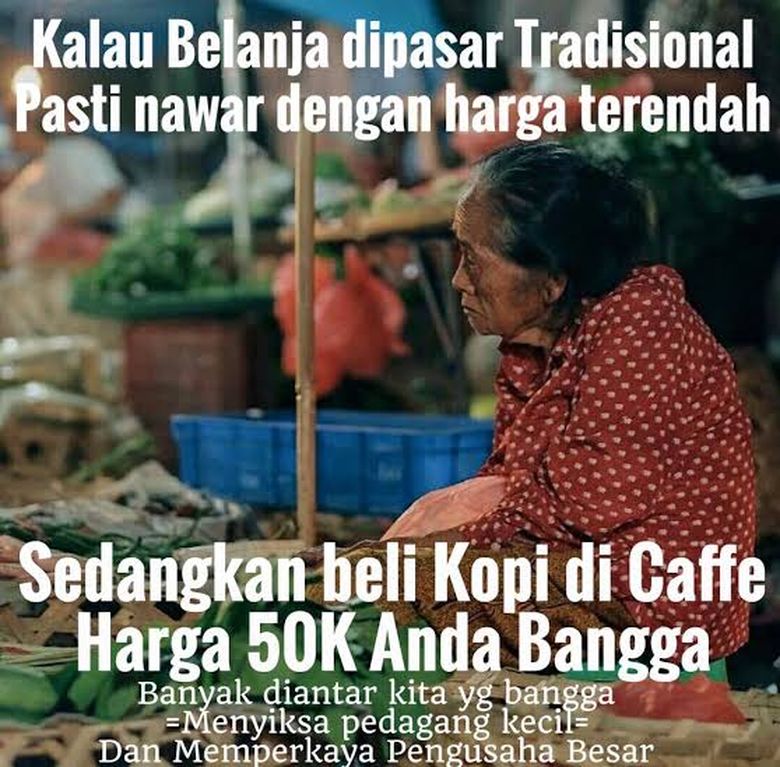 Meme Kocak Dan Sindiran Saat Belanja Ke Pasar Foto 4