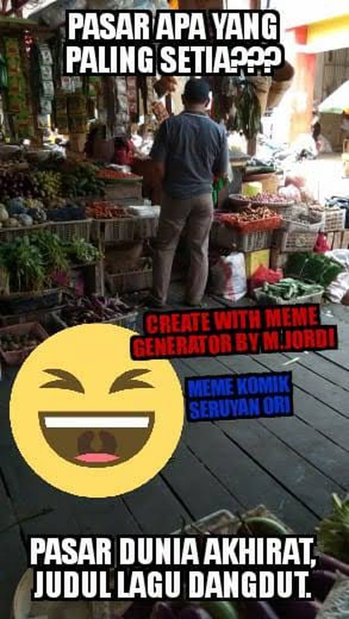 Meme Kocak Dan Sindiran Saat Belanja Ke Pasar