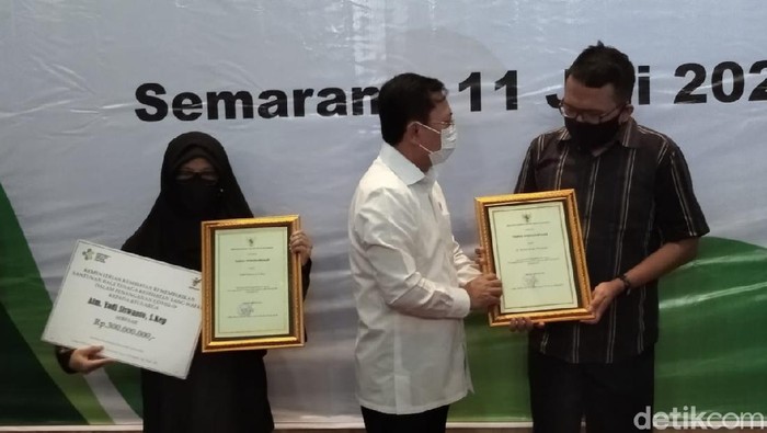 Menkes Terawan di Semarang, Sabtu (11/7/2020) Menkes Terawan di Semarang, Sabtu (11/7/2020)