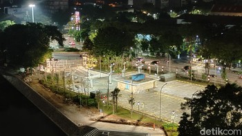 Areal parkir bawah tanah yang baru di Masjid Istiqlal (Fitraya Ramadhanny/detikcom)