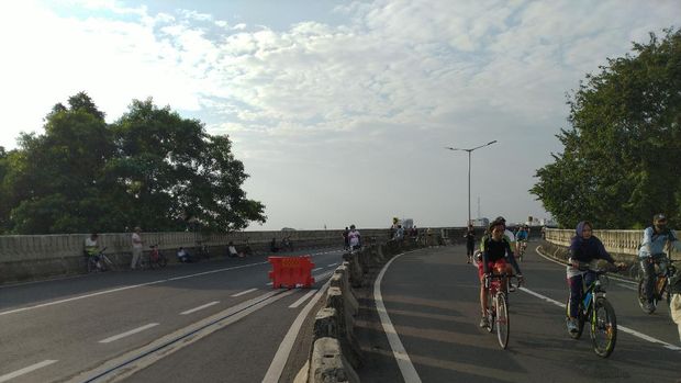 CFD di JLNT Antasari Jaksel  Minggu (12/7).