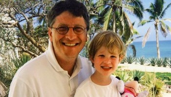 Bill Gates sang pendiri Microsoft, menjadi orang terkaya di dunia pada tahun 1995, tepat setahun sebelum Jenn lahir. Kala itu, kekayaannya USD 12,9 miliar. Foto: Instagram