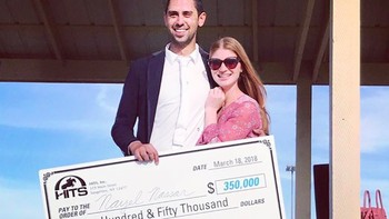 Saat sang kekasih juara event berkuda yang bergengsi dan mendapatkan hadiah uang tunai berjumlah besar. Foto: Instagram