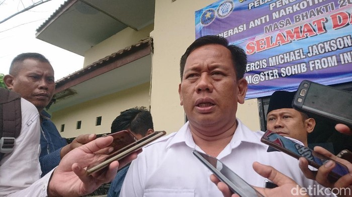 Ketua DPC Gerindra Cilegon, Awab (M Iqbal/detikcom)