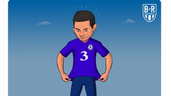 Frank Lampard melihat jumlah gol yang dilesakkan ke gawangnya. Foto: Twitter