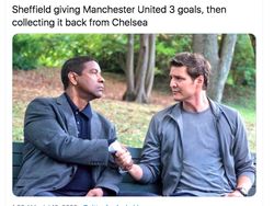 Meme Manchester United Girang Chelsea Tumbang