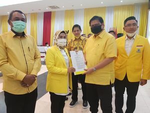 Airlangga Rekomendasikan Tatu-Pandji di Pilkada Kabupaten Serang