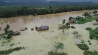 Sebanyak 1.267 rumah di tujuh kecamatan terendam banjir dan menyebabkan 3.741 warga terpaksa harus mengungsi.