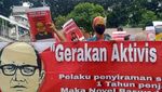 Aksi Seberang Istana Tuntut Kasus Novel Baswedan
