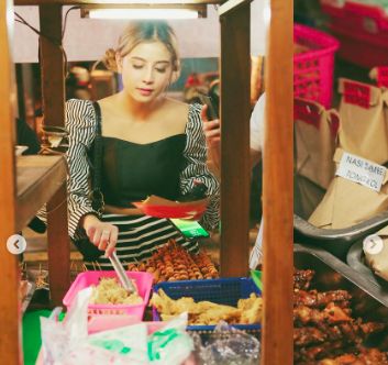 Awkarin Jatuh Cinta dengan Kuliner Jogja, Mangut Lele sampai Sate Klatak
