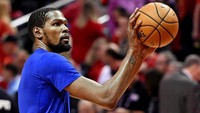 Pemain basket NBA, Kevin Durant dinyatakan positif terkena virus Corona pada 17 Maret. Dan Hamilton-AS TODAY Sports.