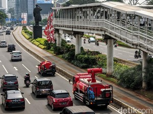 Aturan Ganjil Genap Berlaku, Lalin Sudirman-Thamrin Lancar