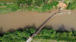 Jembatan Gantung di Gorontalo Ambruk Akibat Abrasi