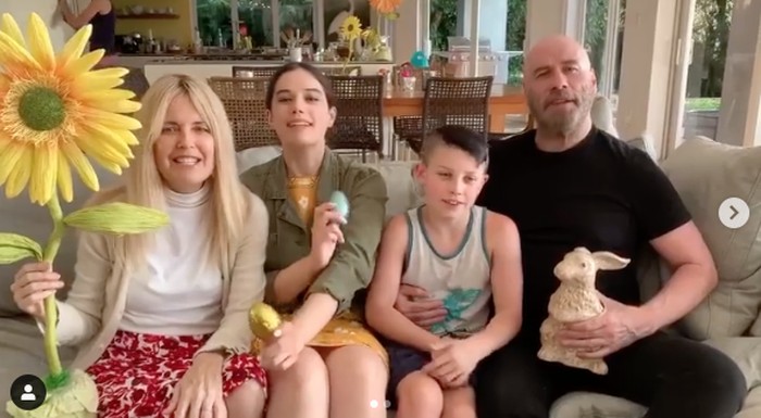 John Travolta John Travolta dan Kelly Preston