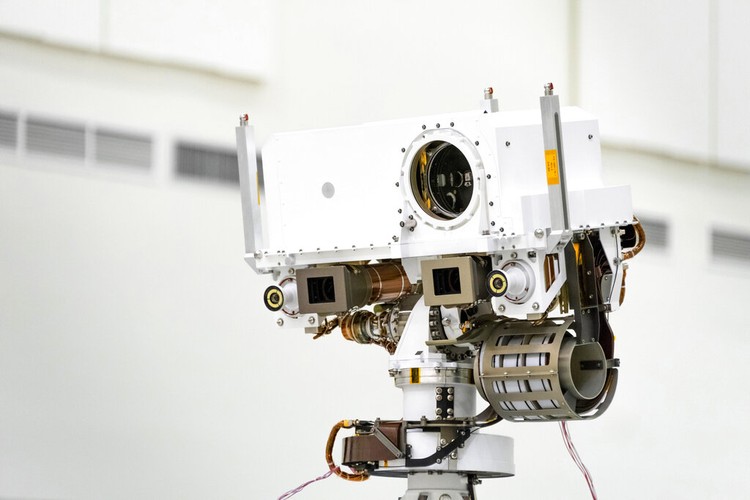 Mars Missions FILE - In this Thursday, Nov. 14, 2019 file photo, a Mars lander is lifted during a test for its hovering, obstacle avoidance and deceleration capabilities at a facility at Huailai in Chinas Hebei province. The site outside Beijing simulated conditions on the red planet, where the pull of gravity is about one-third that of Earth. China will launch their Mars rover and an orbiter sometime around July 23, 2020, in a mission named Tianwen, or Questions for Heaven. (AP Photo/Andy Wong)