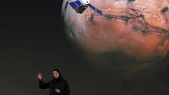 Uni Emirat Arab (UEA) akan membuka rangkaian perjalanan ke Mars di bulan Juli yang akan meluncurkan misi Hope Mars pada 14 Juli 2020. AP Photo/Kamran Jebreili  