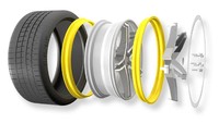 Teknologi pelek lentur mengikuti posisi ban ini bakal diperkenalkan Michelin bekerjasama dengan Maxion Wheels. Foto: Pool (Youtube/Michelin/autoevolution)