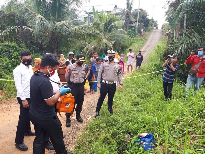 Penemuan jasad bayi di Bengkulu (Hery-detikcom)