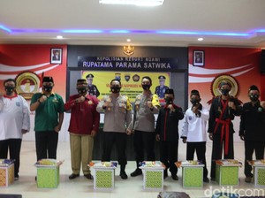 Pesilat Ngawi Diajak Berperan Aktif Putus Penyebaran Virus Corona