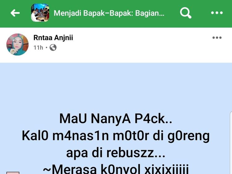 Kocaknya Postingan Bapak-bapak Pengguna Facebook