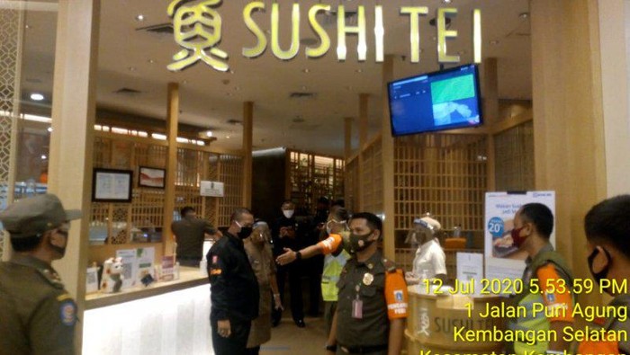 Restoran Sushi Tei di Puri Indah Mal Dikenakan Denda
