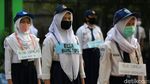 Potret Penerapan Protokol Kesehatan Ketat di SMAN 2 Kota Bekasi