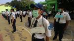 Potret Penerapan Protokol Kesehatan Ketat di SMAN 2 Kota Bekasi