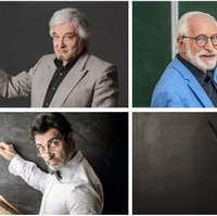 Kira-kira apa ya yang sedang ditunjuk dalam gambar-gambar ini? Apakah kamu melihat sesuatu atau sebenarnya model-model di stok foto ini memang tidak menunjuk apapun, hanya berpura-pura serius saja? Foto: Twitter